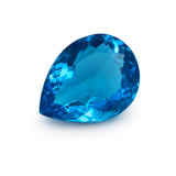12 Ct Natural Pear Shape Ocean Blue Aquamarine Certified Loose Gemstone A++