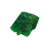 Uncut Rough Certified 55.40 Carat Raw Rough Natural Green Emerald Loose Gemstone