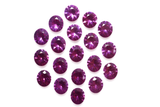 Natural Pink Ruby 12 Pcs CERTIFIED Round Cut Loose Gemstone 8x8 mm ruby