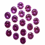 Natural Pink Ruby 12 Pcs CERTIFIED Round Cut Loose Gemstone 8x8 mmruby