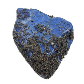 Blue tanzanite rough gemstone natural raw crystal image