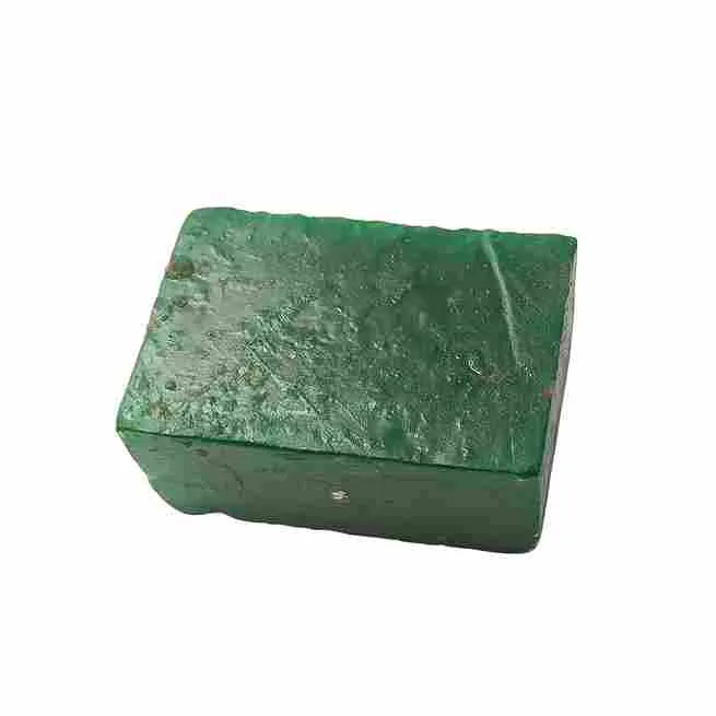 Certified raw rough emerald 377.55 ct natural gemstone image