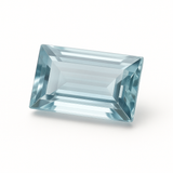 13.10 Ct Natural Blue Aquamarine Perfect Baguette Cut CERTIFIED Loose Gemstone