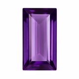 3.70 Ct Natural Purple Tanzanite Flawless Baguette Cut CERTIFIED Loose Gemstone