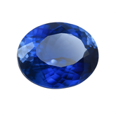 CERTIFIED 15.90 Carat Oval Cut Blue Tanzanite Natural Loose Gemstone