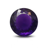 71.20 Ct Natural Russian Purple Amethyst Round Cut CERTIFIED Gemstone Huge Size B-121