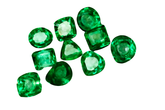 10 Pcs Natural Green Emerald 82.10 Ct CERTIFIED Gemstones Loose Mix Shape Lot