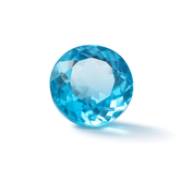 Big Size Aquamarine Cut Gemstone 12.45 Carat Round Shape Genuine Jewelry Making Natural Aquamarine CERTIFIED Round Shape Ocean Blue Loose Gemstones