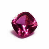 A+ Quality 14.75 Ct CERTIFIED Natural Pink Tourmaline Square Cushion Cut Gemstone