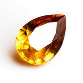 9.84 Ct Pear Cut Loose Yellow Natural Sapphire Pendant Size Gemstone CERTIFIED