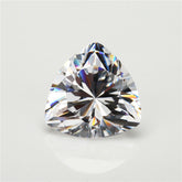 D-White with CERTIFIED A++ VVS1 Clarity Premium 8x8 mm Trillion Cut Moissanite