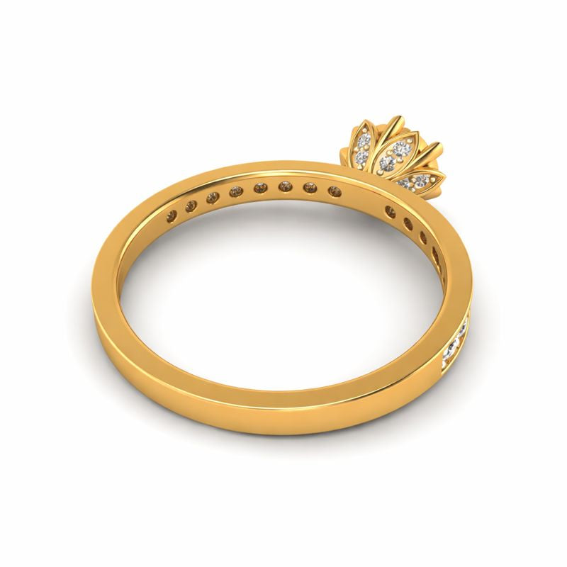 The Radiance Halo Engagement Ring