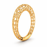 18K Solid Gold Callie Lattice Ring