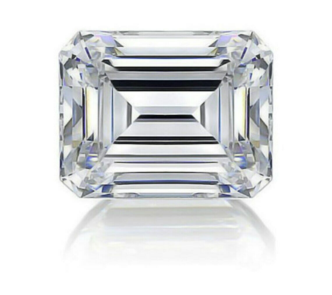 1.01 Ct Synthetic Moissanite Loose Diamonds GRA Certify D Color VVS1 7x5 MM Size