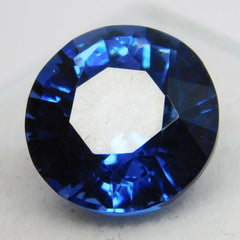 Blue Tanzanite Stone Natural Dark Blue Tanzanite 8.00 Ct CERTIFIED Round Cut Loose Gemstone AAA+ Dark Tanzanite