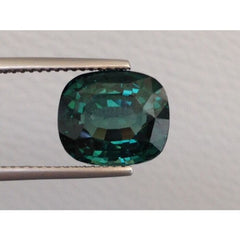 Certified 6.49 Carat Cushion Shape Deep Blue-Green Spinel Natural Loose Gemstone Spinel Known For Brilliance and Sparkle & Affordability