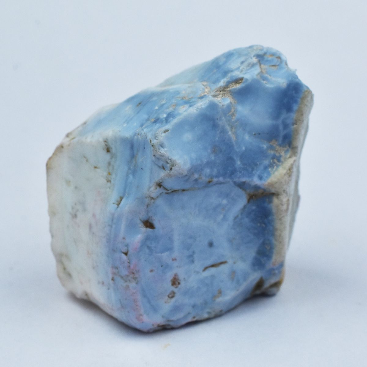 Earth Mined 200 Ct NATURAL Blue Opal Huge Size ROUGH CERTIFIED Loose Gemstone