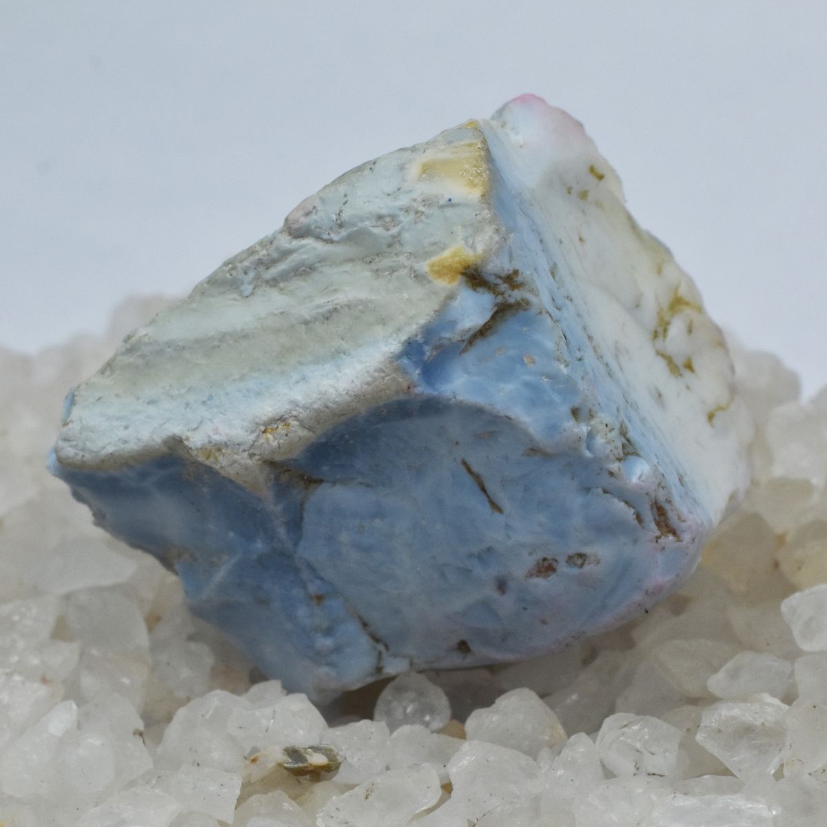 Earth Mined 200 Ct NATURAL Blue Opal Huge Size ROUGH CERTIFIED Loose Gemstone