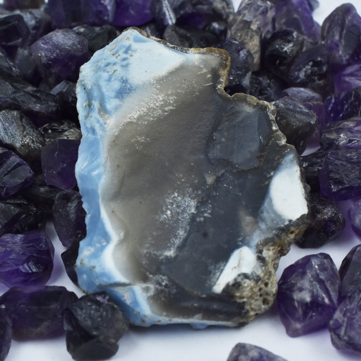 Blue Raw Rough 138.90 Ct Natural Opal Earth Mined Loose Gemstone CERTIFIED