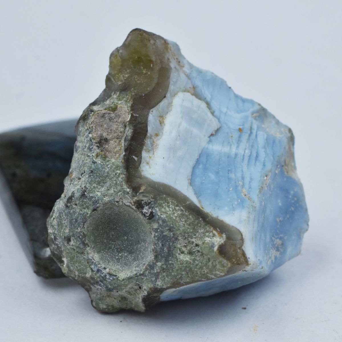 Raw Opal ROUGH CERTIFIED Earth Mined Blue Natural 84.30 Ct Loose Gemstone