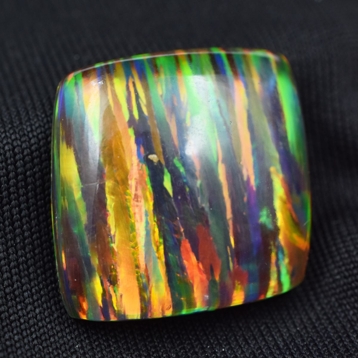 Natural CERTIFIED Opal Cabochon Cut 15.65 Ct Multi-Color Loose Gemstone