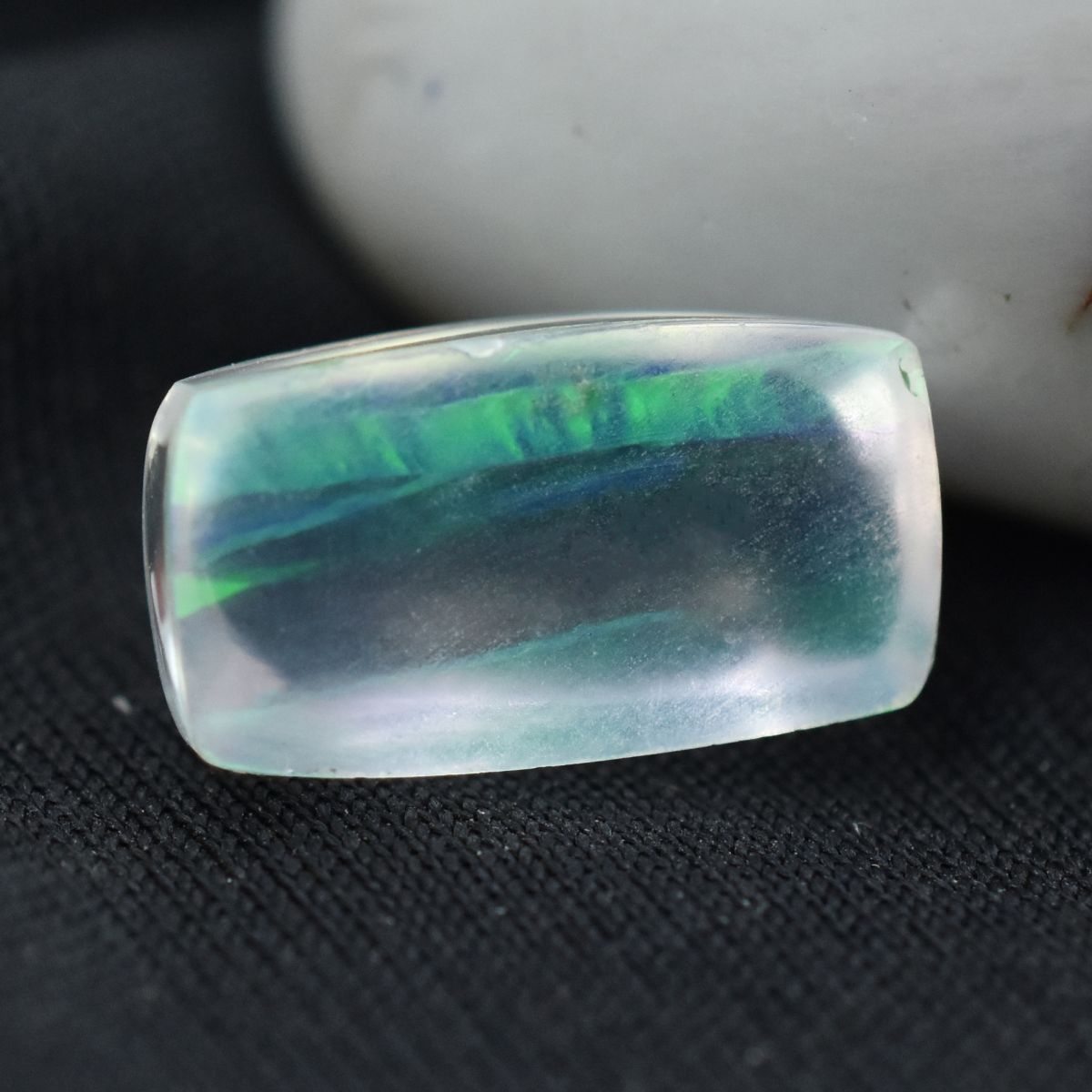 Natural 5.05 Ct Multi-Color Opal Cabochon Shape Cut CERTIFIED Loose Gemstone