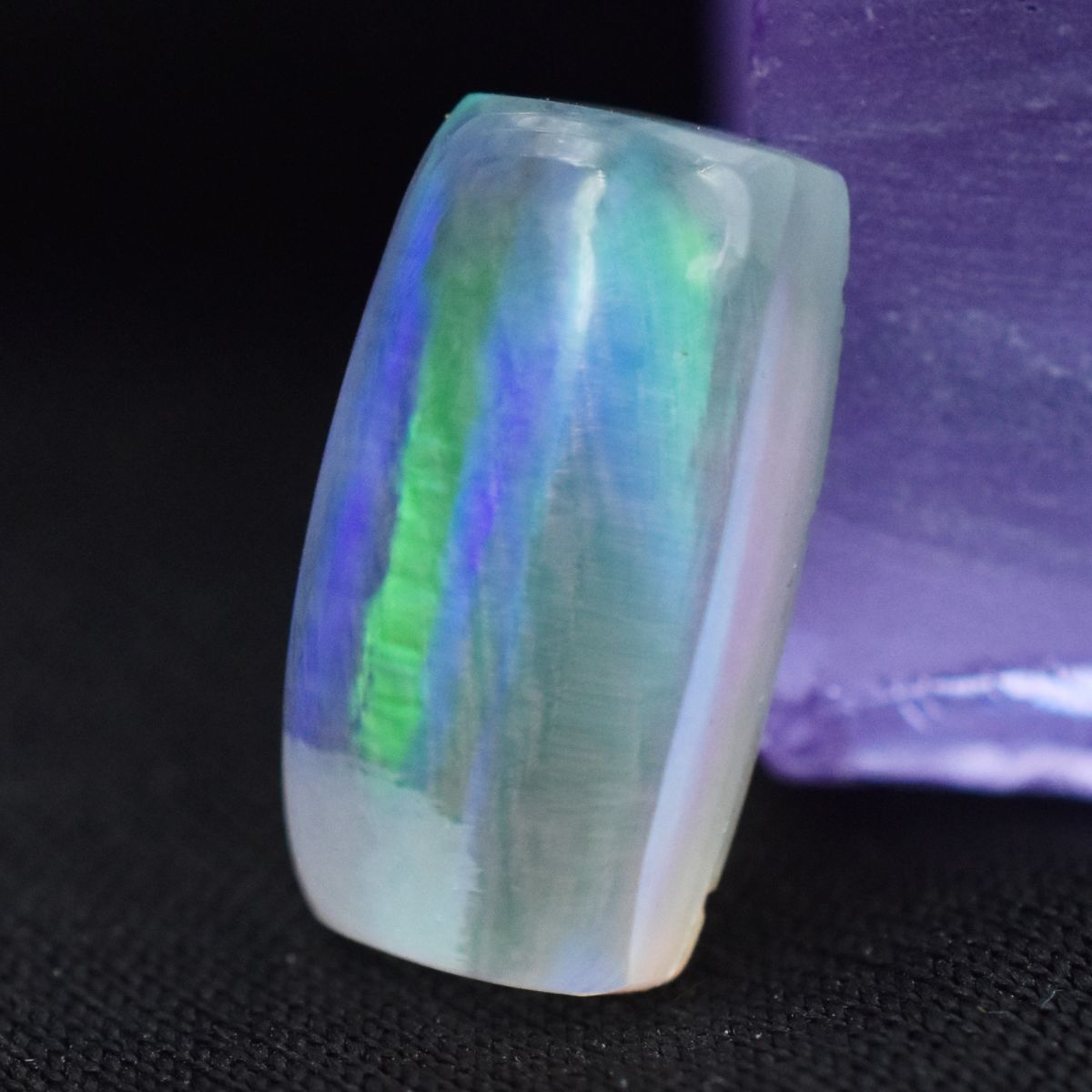 Natural 5.05 Ct Multi-Color Opal Cabochon Shape Cut CERTIFIED Loose Gemstone