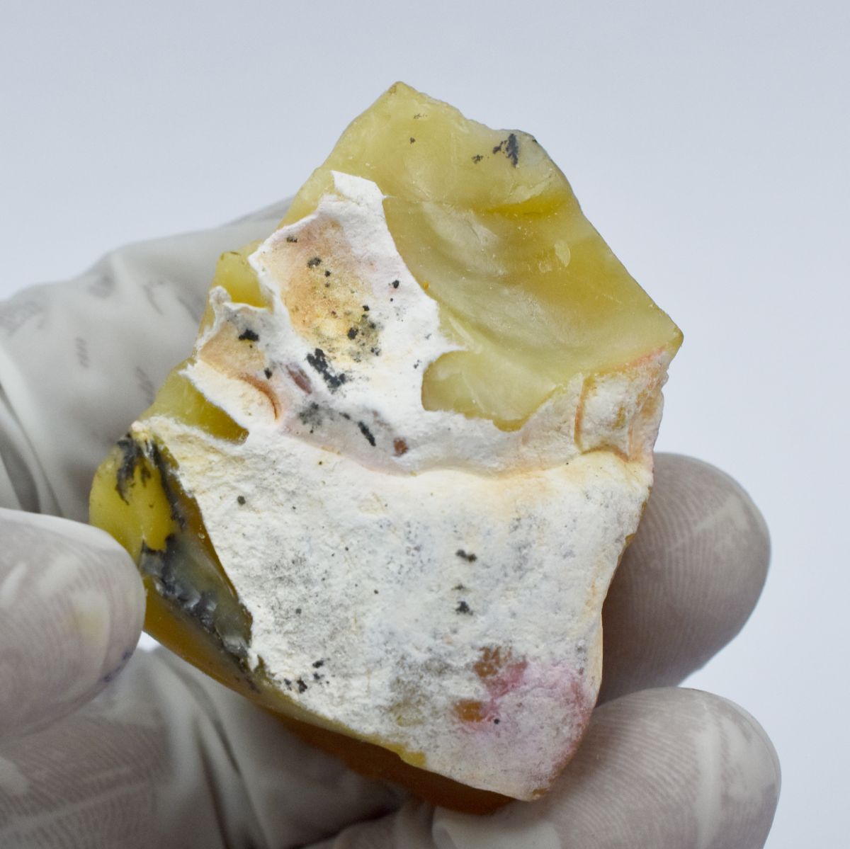 227.55 Ct Earth Mined Opal Yellow Uncut Rough CERTIFIED Loose Natural Gemstone