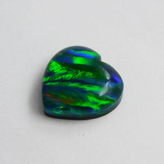 Ethiopia Natural Heart Cut Boulder Opal CERTIFIED 8.90 Ct Gems Loose Gemstone