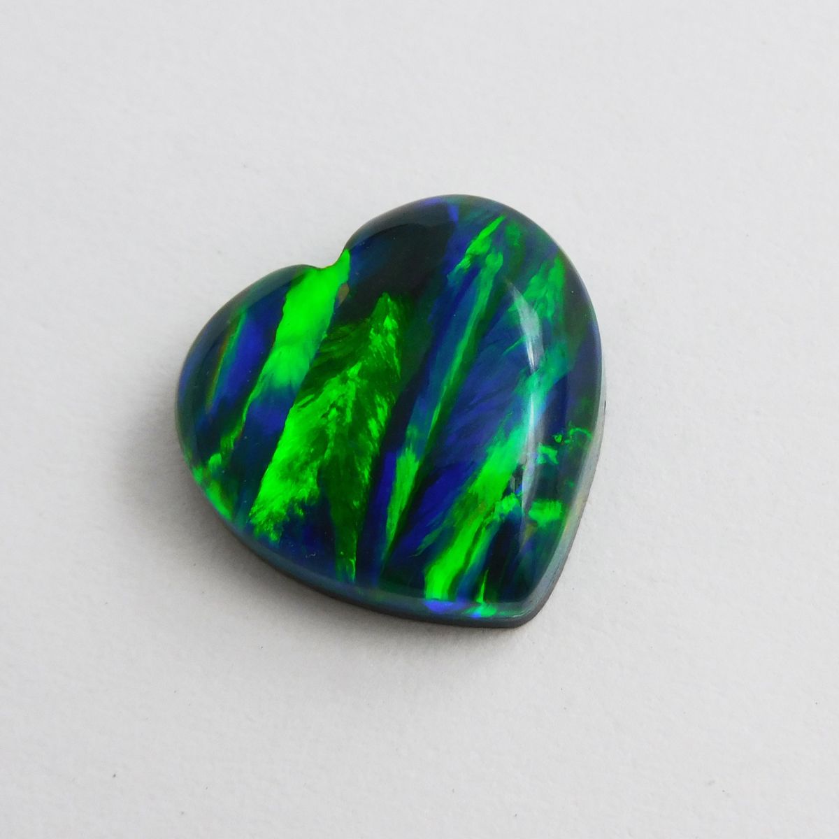 Ethiopia Natural Heart Cut Boulder Opal CERTIFIED 8.90 Ct Gems Loose Gemstone