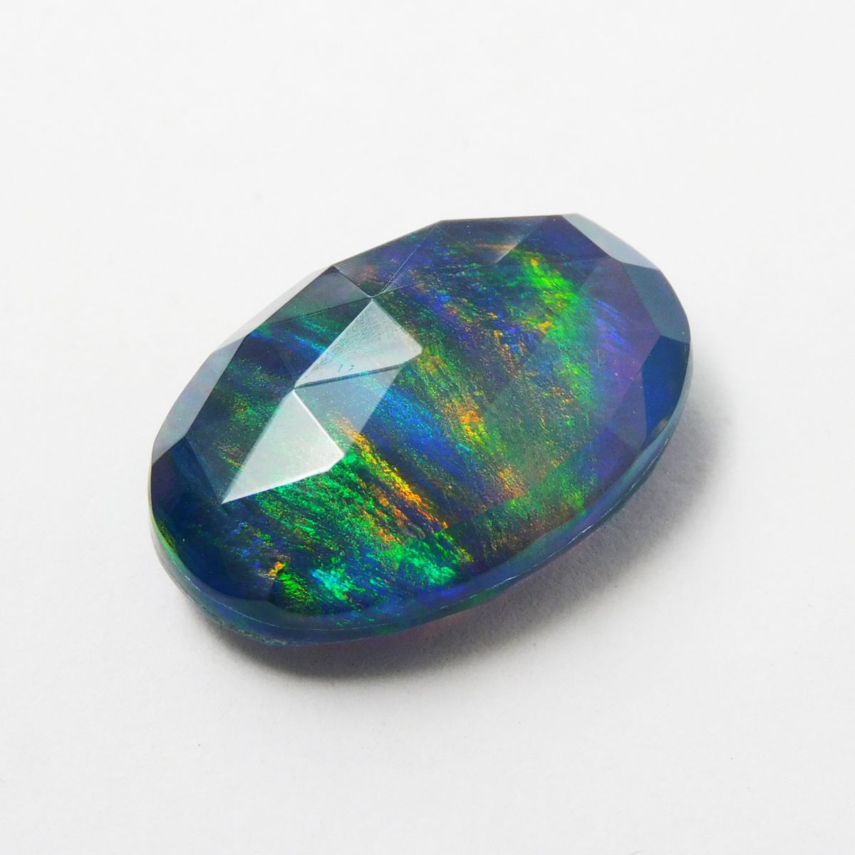 Excellent Oval Cut CERTIFIED 15.00 Ct Natural Doublet Opal  Loose Gemstone