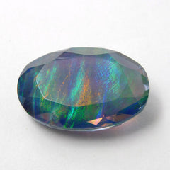 Excellent Oval Cut CERTIFIED 15.00 Ct Natural Doublet Opal  Loose Gemstone