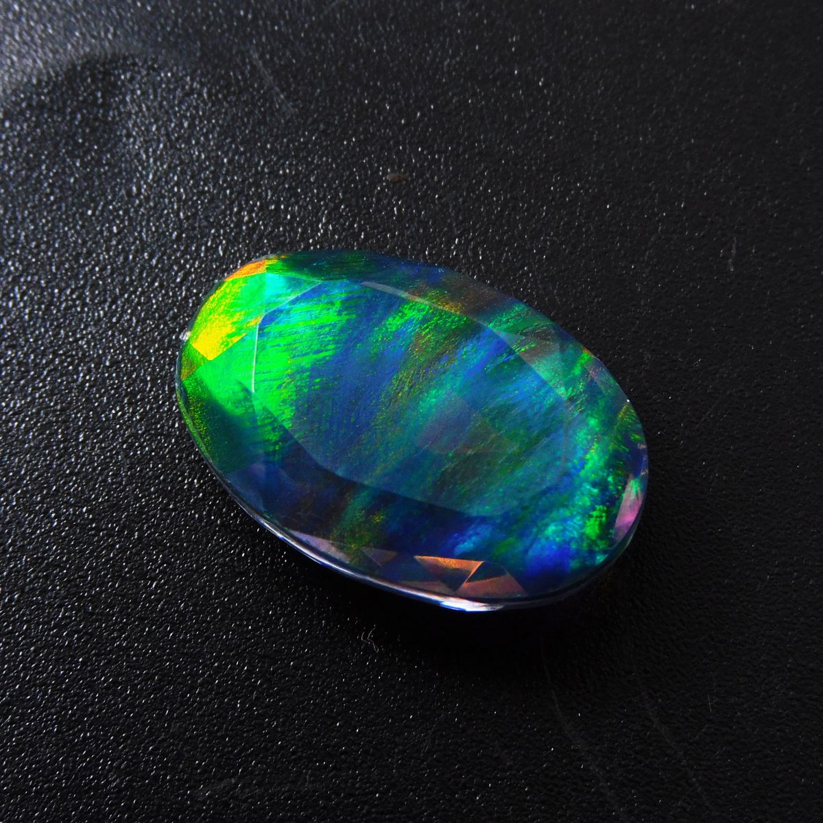 Excellent Oval Cut CERTIFIED 15.00 Ct Natural Doublet Opal  Loose Gemstone