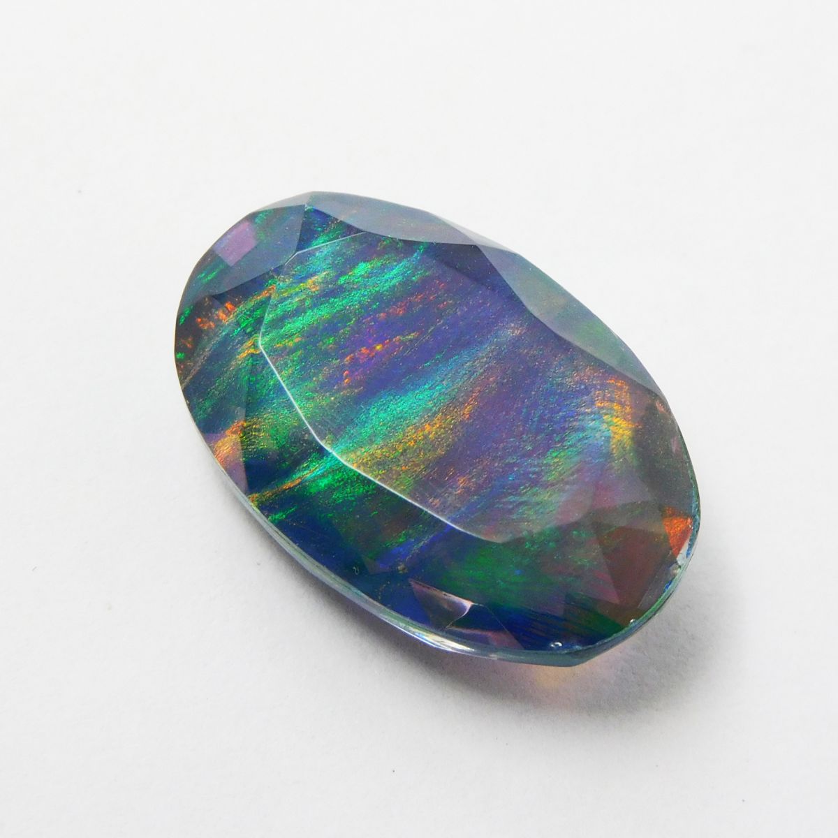Excellent Oval Cut CERTIFIED 15.00 Ct Natural Doublet Opal  Loose Gemstone