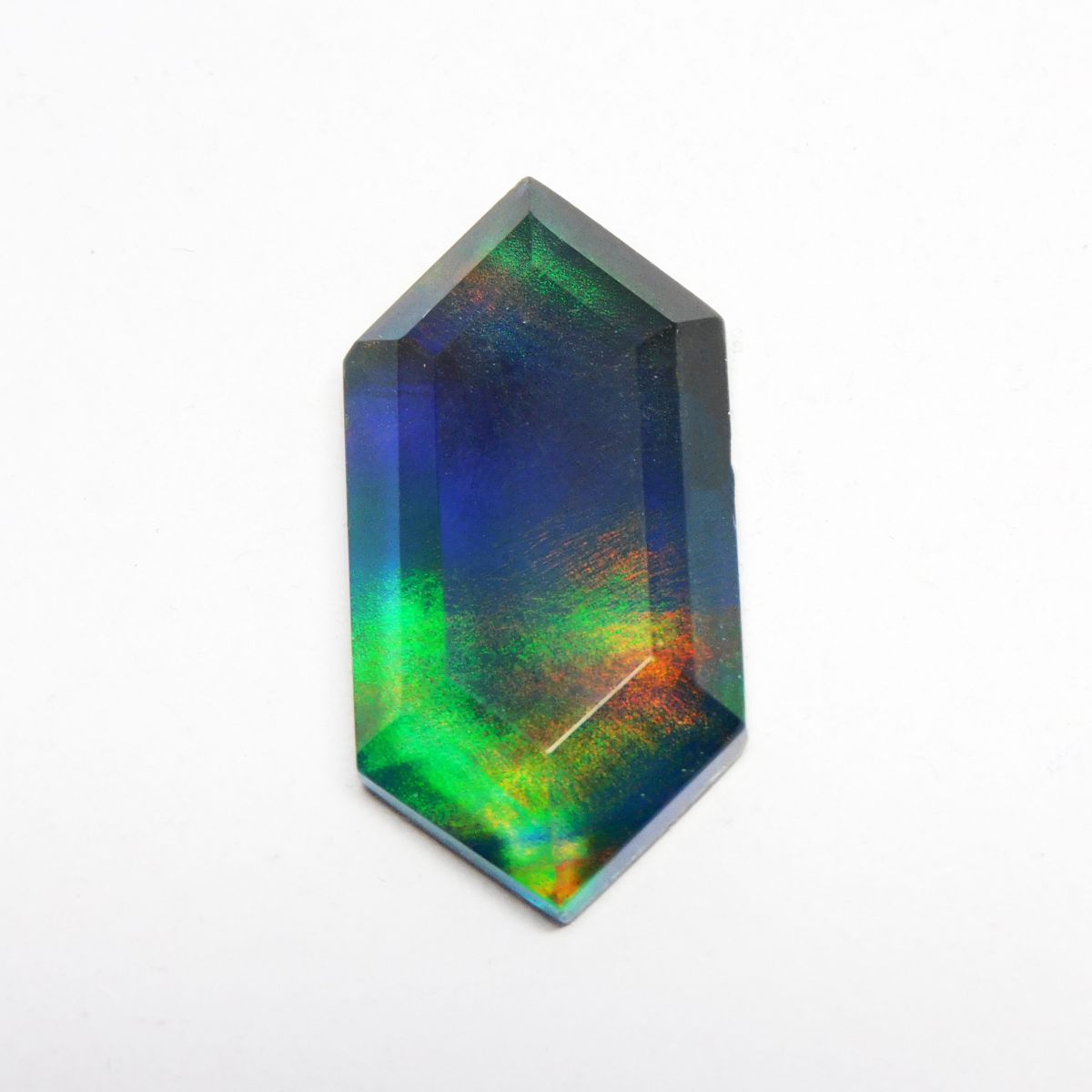 Fancy Natural Doublet Multi Color Opal 16.25 Ct Doublet Opal Gemstone CERTIFIED