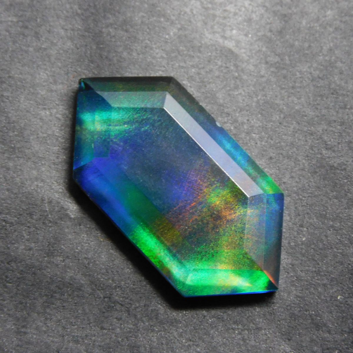 Fancy Natural Doublet Multi Color Opal 16.25 Ct Doublet Opal Gemstone CERTIFIED