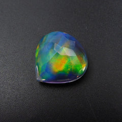 Excellent Pear Cut CERTIFIED 18.85 Ct Natural Fire OPAL Doublet Opal Gemstone