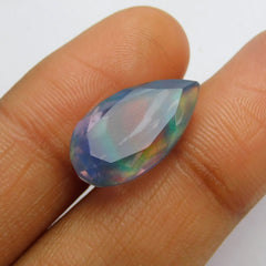 Ring Size CERTIFIED Natural Pear Cut Fire OPAL 8.70 Carat Loose Gemstone