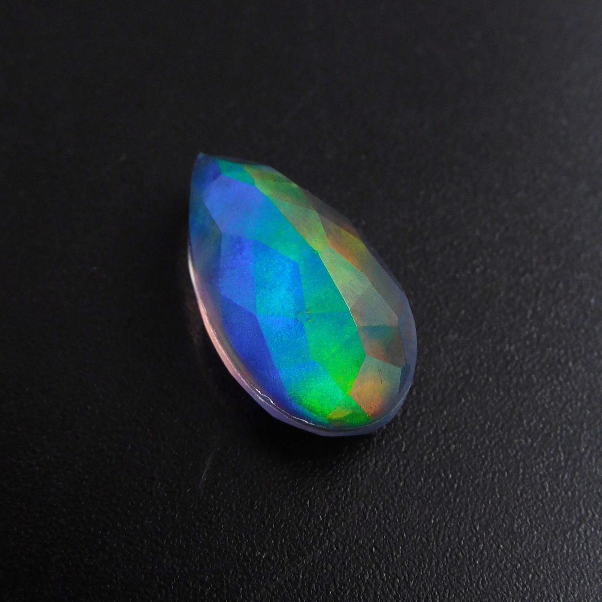 Ring Size CERTIFIED Natural Pear Cut Fire OPAL 8.70 Carat Loose Gemstone