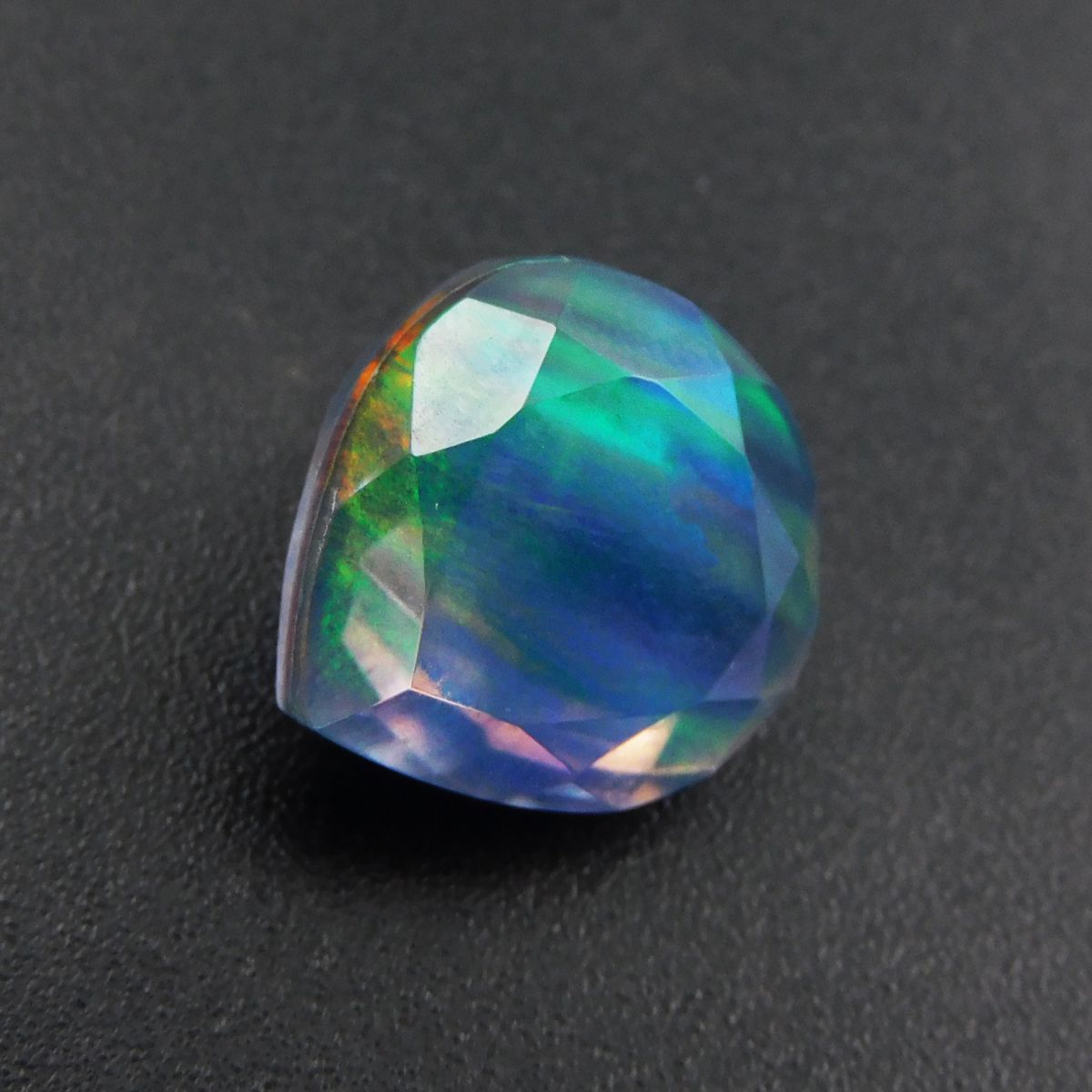 Ring Size Boulder Opal Pear Cut Fire OPAL 9.5Ct Natural Loose Gemstone CERTIFIED