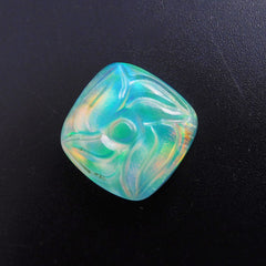 Square Cushion Shape 18.10 Ct CERTIFIED Natural Doublet Opal Ring Size Loose Gemstone