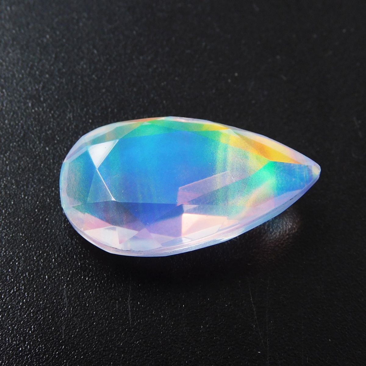 Ring Size Opal Pear Cut 13.25 Ct CERTIFIED Natural Doublet Opal Loose Gemstone