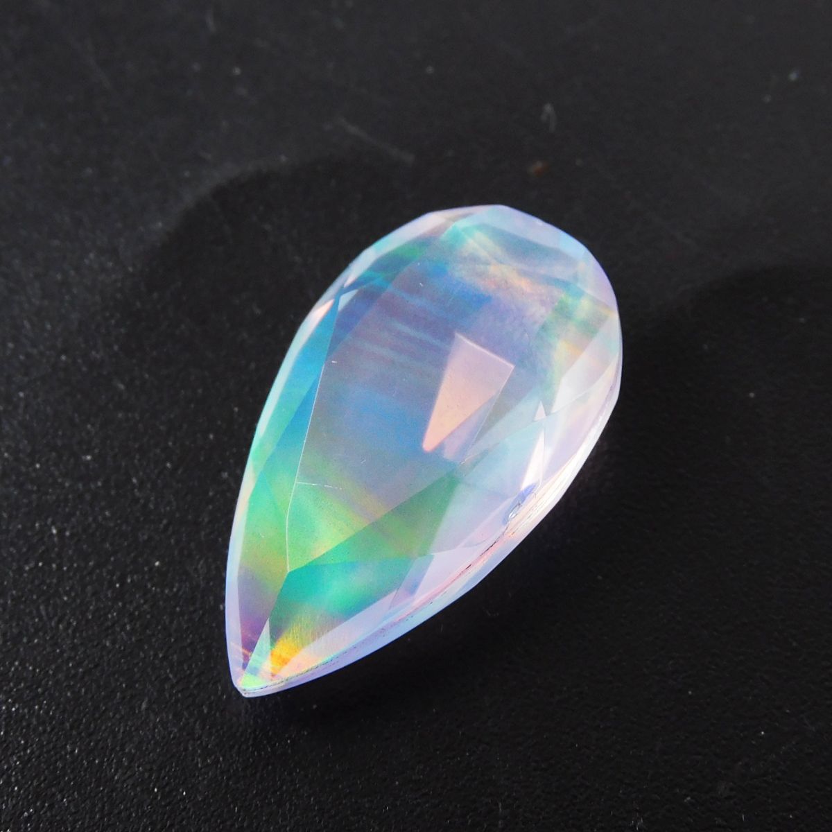 Ring Size Opal Pear Cut 13.25 Ct CERTIFIED Natural Doublet Opal Loose Gemstone