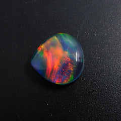 Pear Cut Natural Doublet Multi Color Opal 5.80 Ct Loose Gemstone CERTIFIED