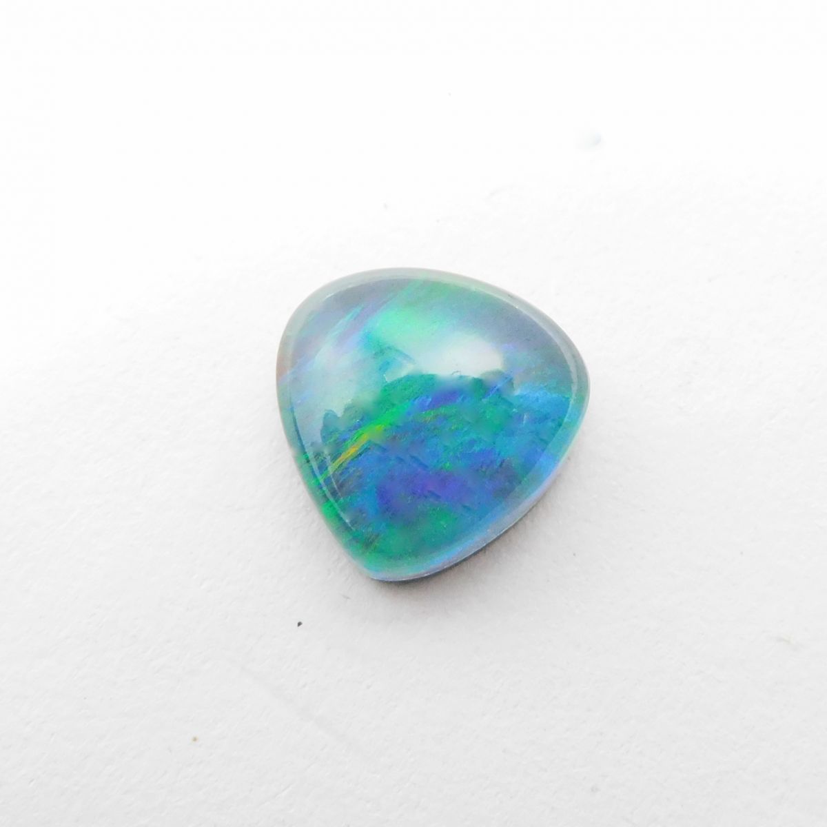 Pear Cut Natural Doublet Multi Color Opal 3.5 Ct Doublet Opal Gemstone CERTIFIED
