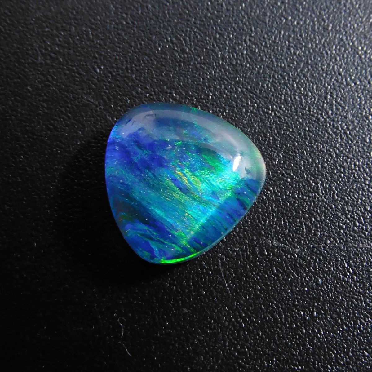 Pear Cut Natural Doublet Multi Color Opal 3.5 Ct Doublet Opal Gemstone CERTIFIED