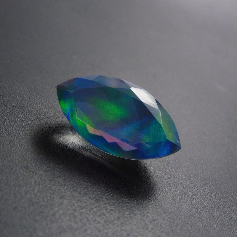 Natural Boulder Opal Marquise Cut marquise-ready opal display image