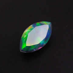 15.00 Ct Natural Boulder Opal Marquise Cut Doublet Each CERTIFIED Loose Gemstone