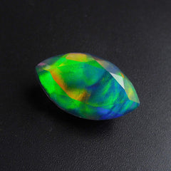 15.00 Ct Natural Boulder Opal Marquise Cut Doublet Each CERTIFIED Loose Gemstone