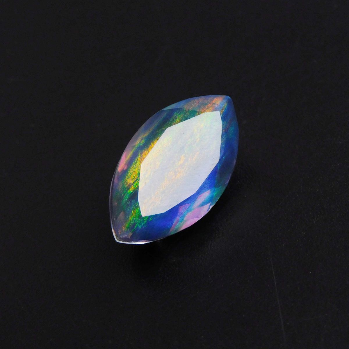 Natural Boulder Opal 11.40 Ct Marquise Cut Doublet Each CERTIFIED Loose Gemstone